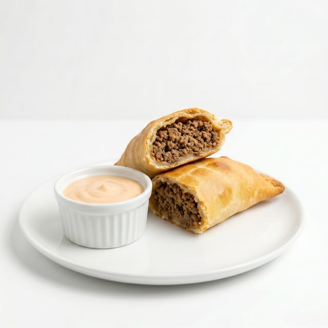 Empanada de Pollo, Carne o Queso | Chicken, Meat or Cheese.
